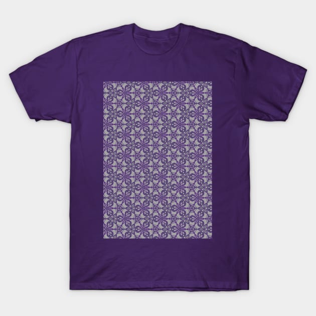 Lilac Crystals T-Shirt by AmyMinori